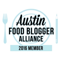 Austin Food Blogger Alliance Member 2016